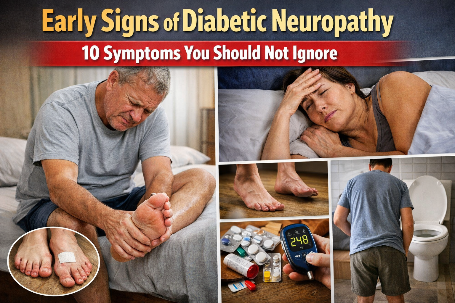 Early Signs of Diabetic Neuropathy: 10 Symptoms You Should Not Ignore